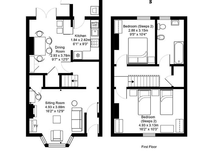New Extended Stays-parking-sleeps5-by Fabaccommodation *